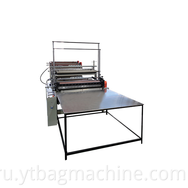 Food bag cutting machine